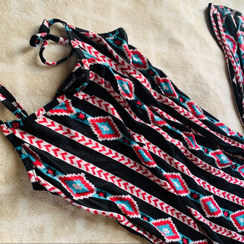 Forever 21, long Aztec maxi dress